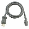 Ac Works 15A 6FT 14/3 Medical Grade Power Cord to IEC C13 End MD15AC13-072